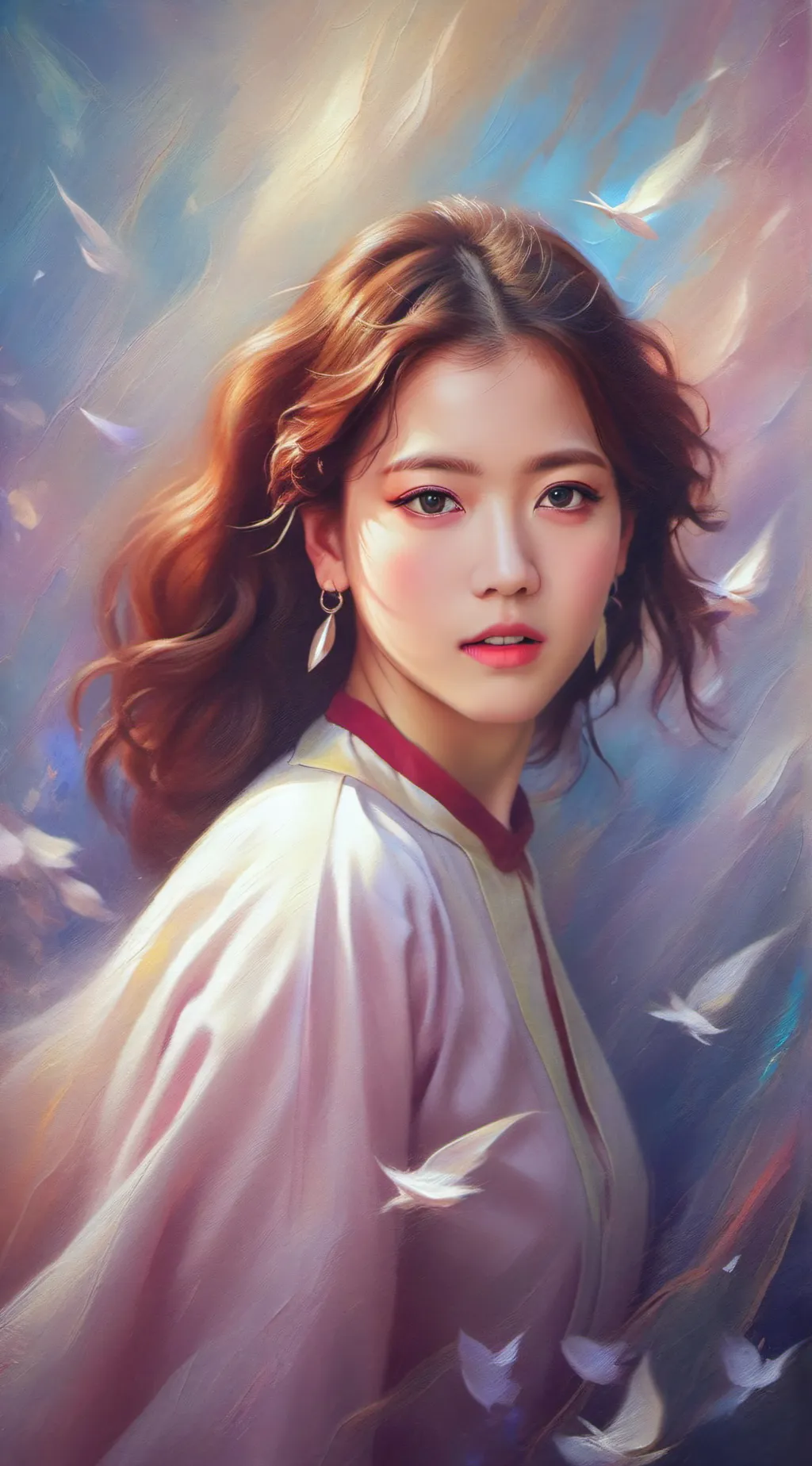 ai character: Jisoo blackpink  background