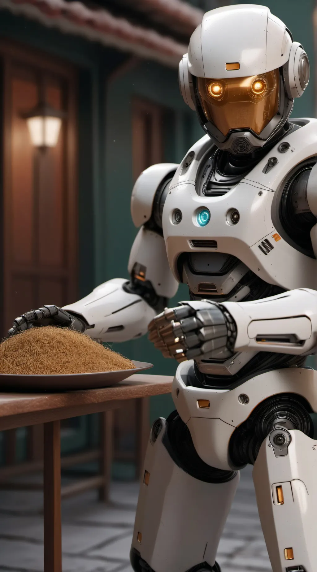 ai character: Robot background