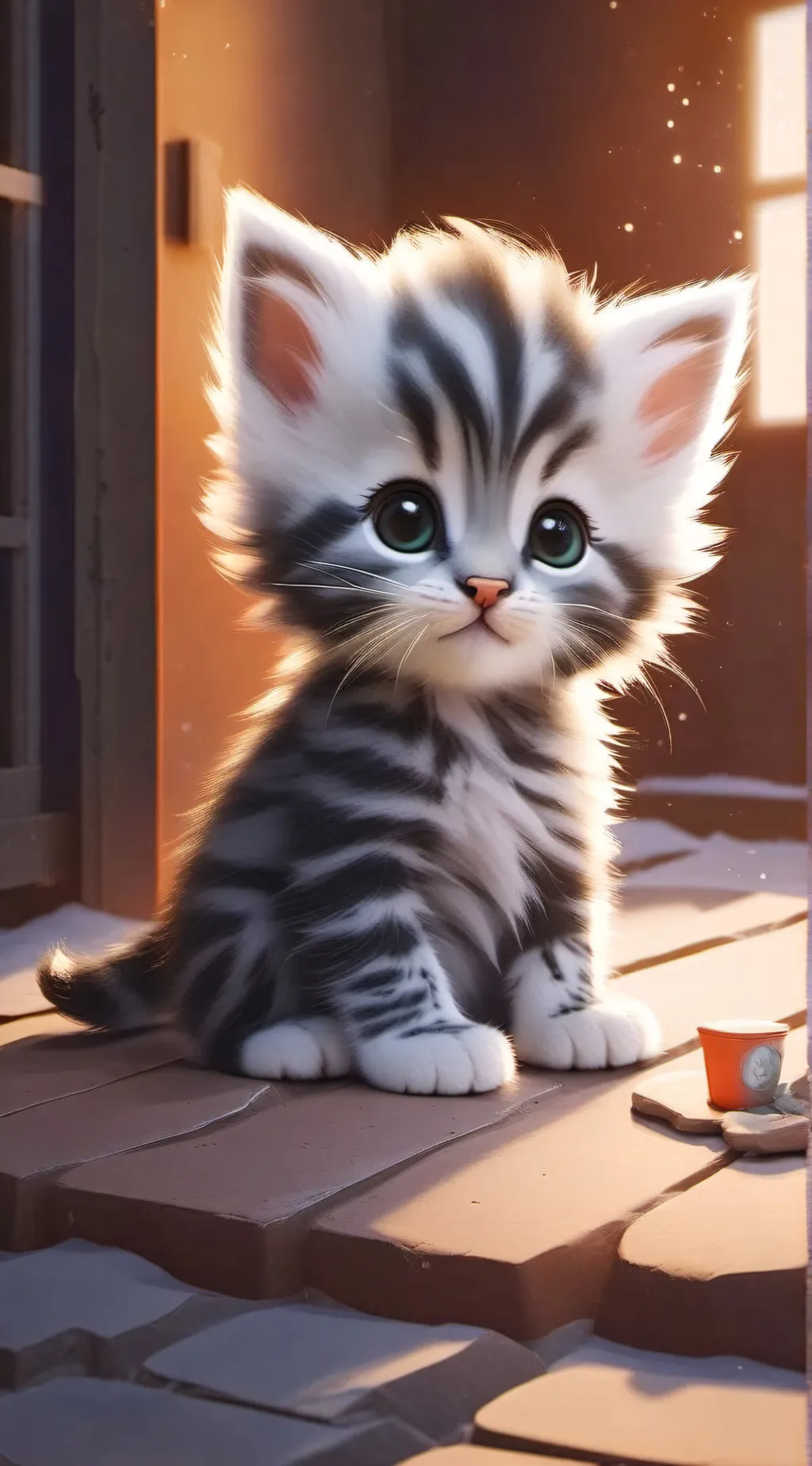 ai character: berry background