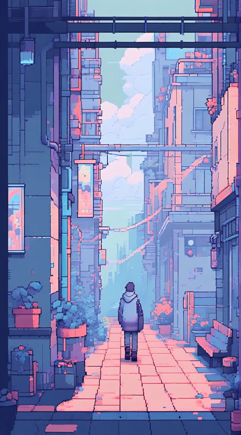 ai character: radioapple background