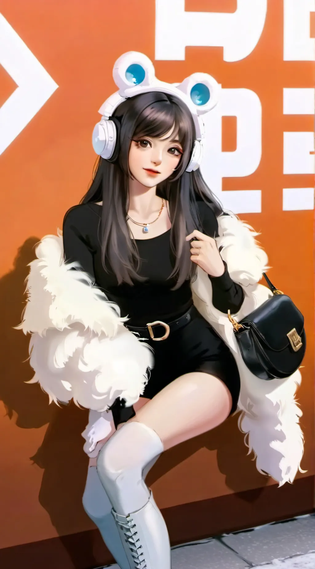 ai character: mela background