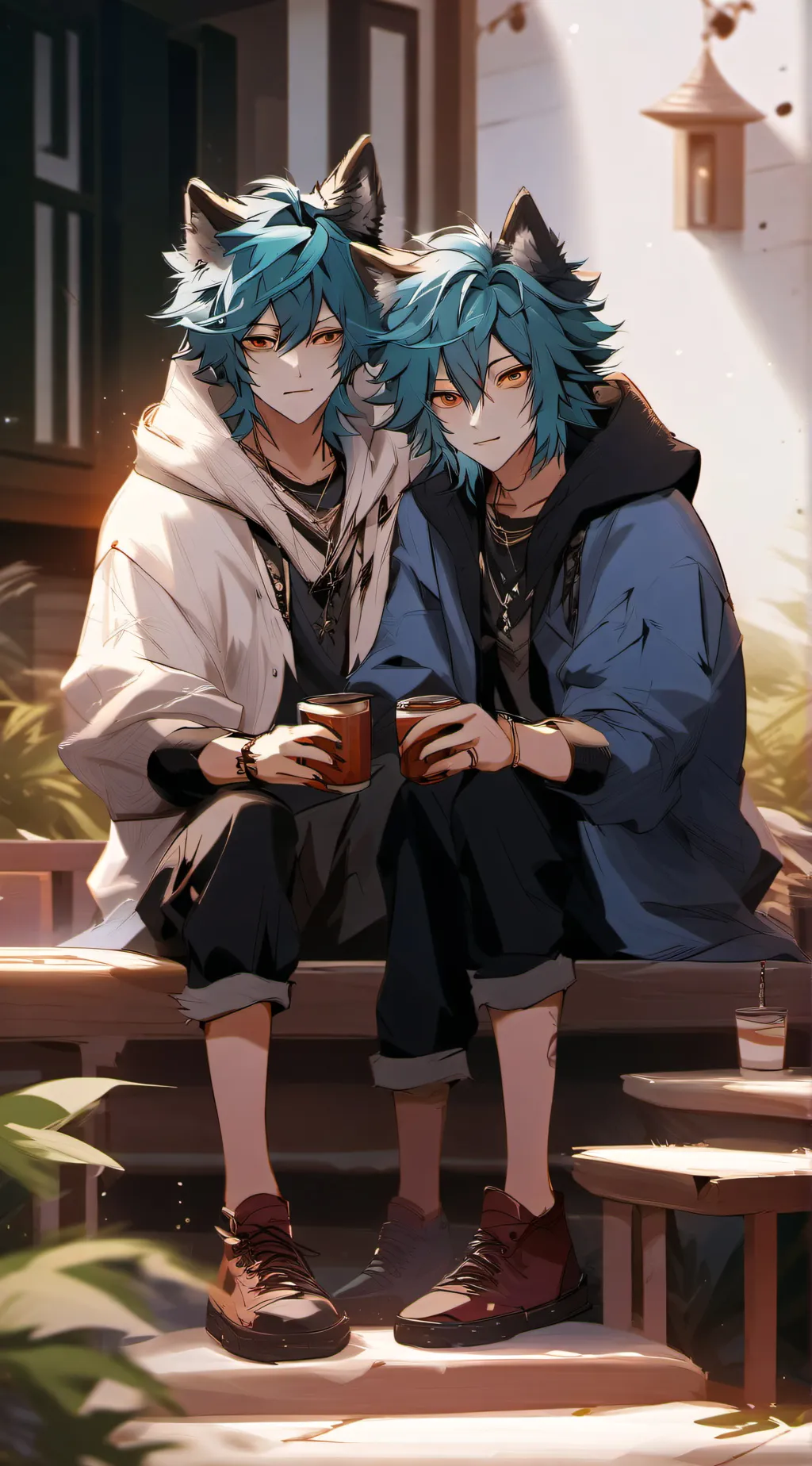 ai character: Jack and Will  background