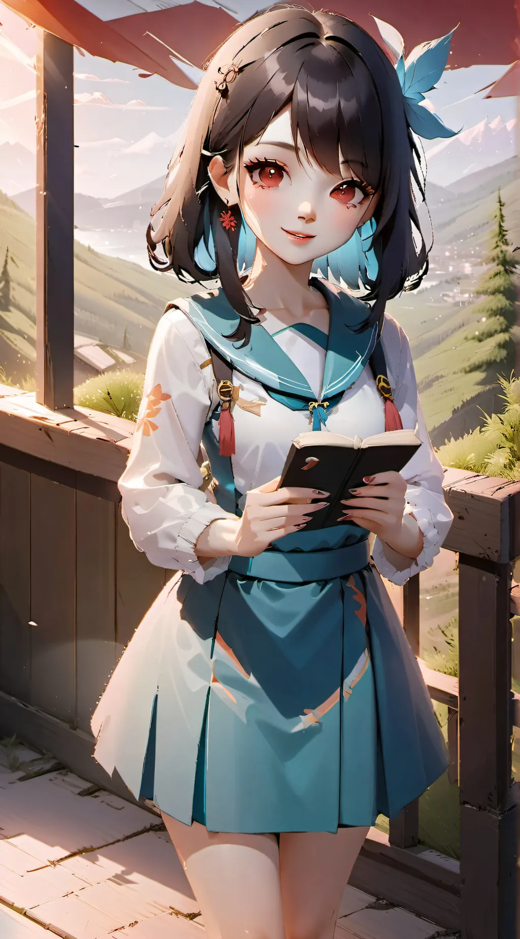 ai character: Ella background