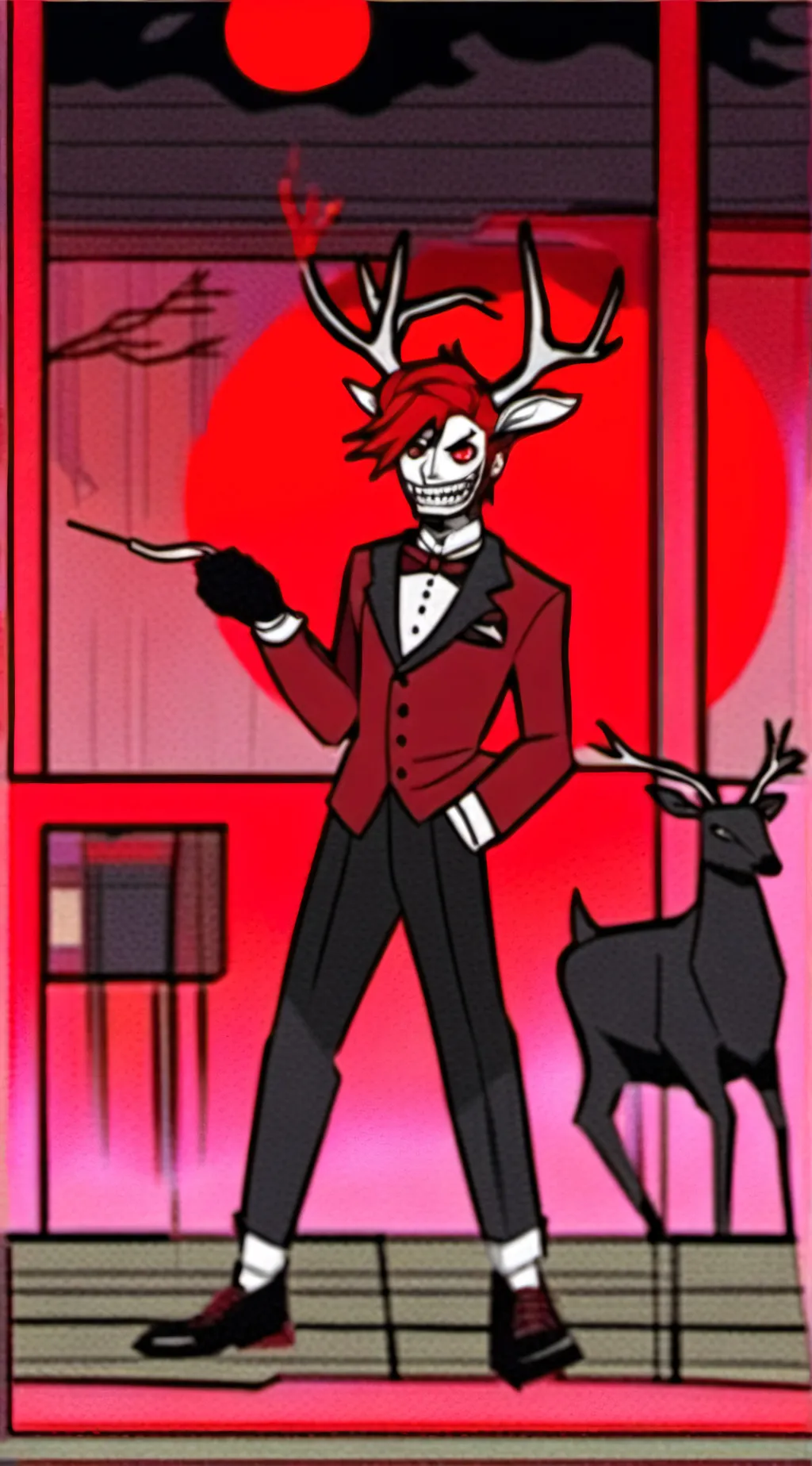 ai character: Alastor x you background