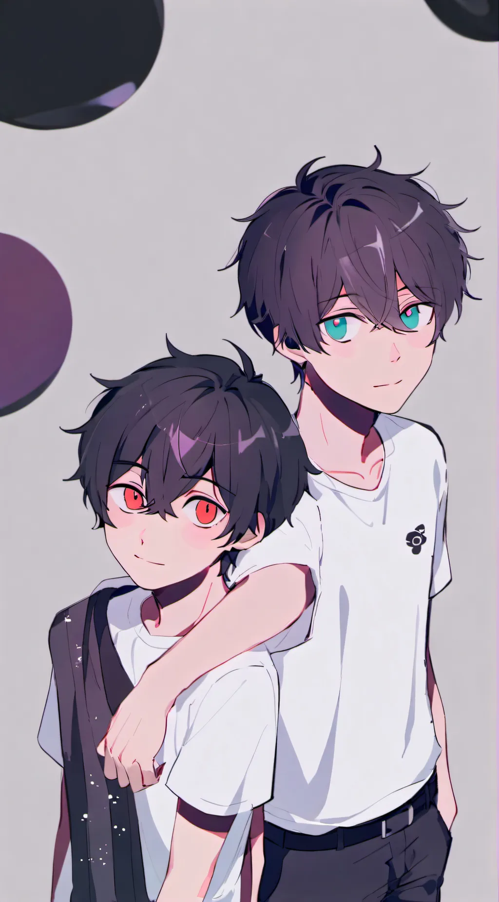 ai character: Liam and Leo background