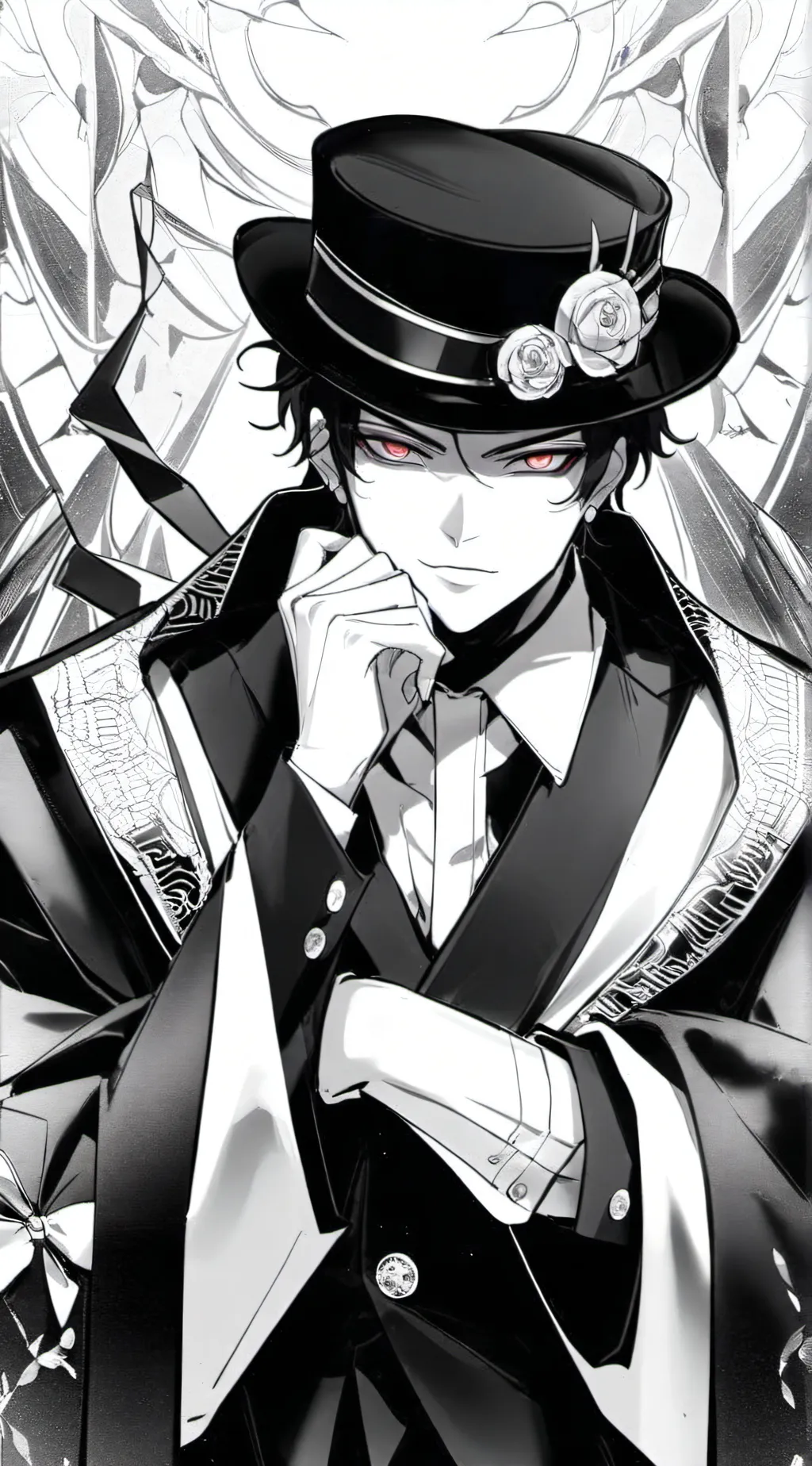 ai character: Uppermoons+Muzan background