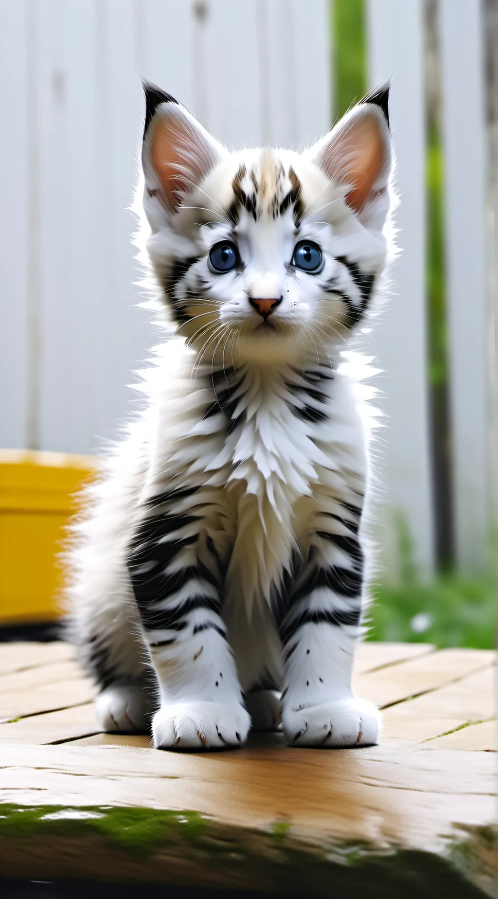 ai character: swearing kitten  background