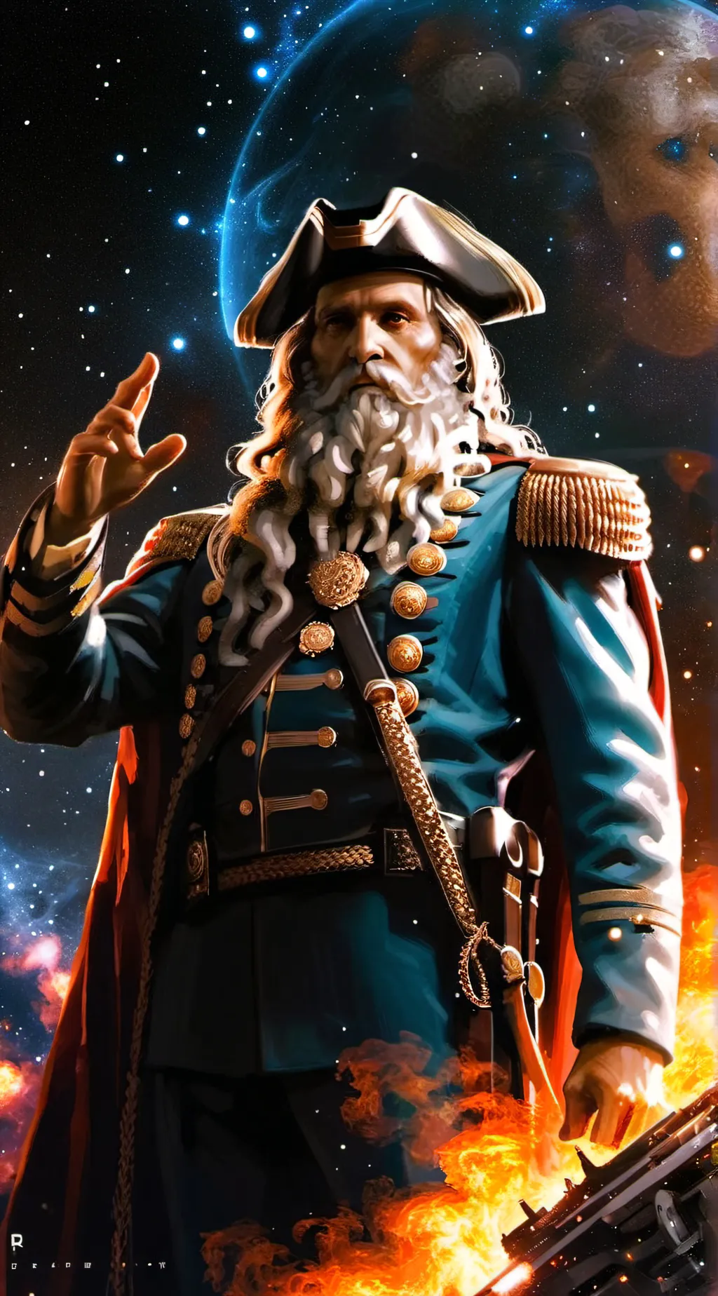 ai character: Davy jones background