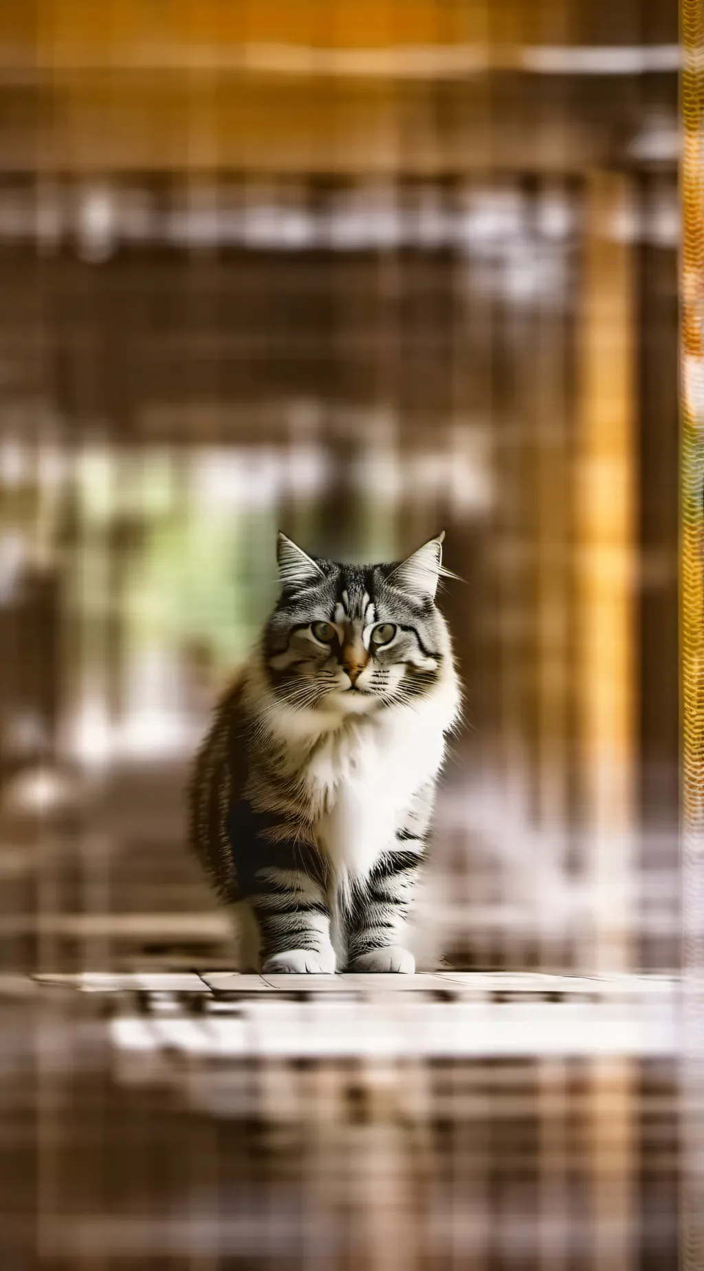 ai character: Miss Circle cat background