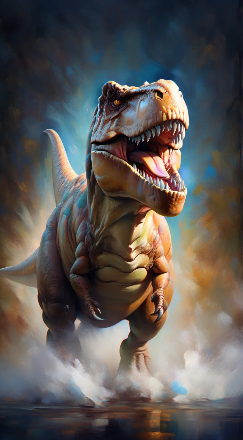 ai character: Kaiju background