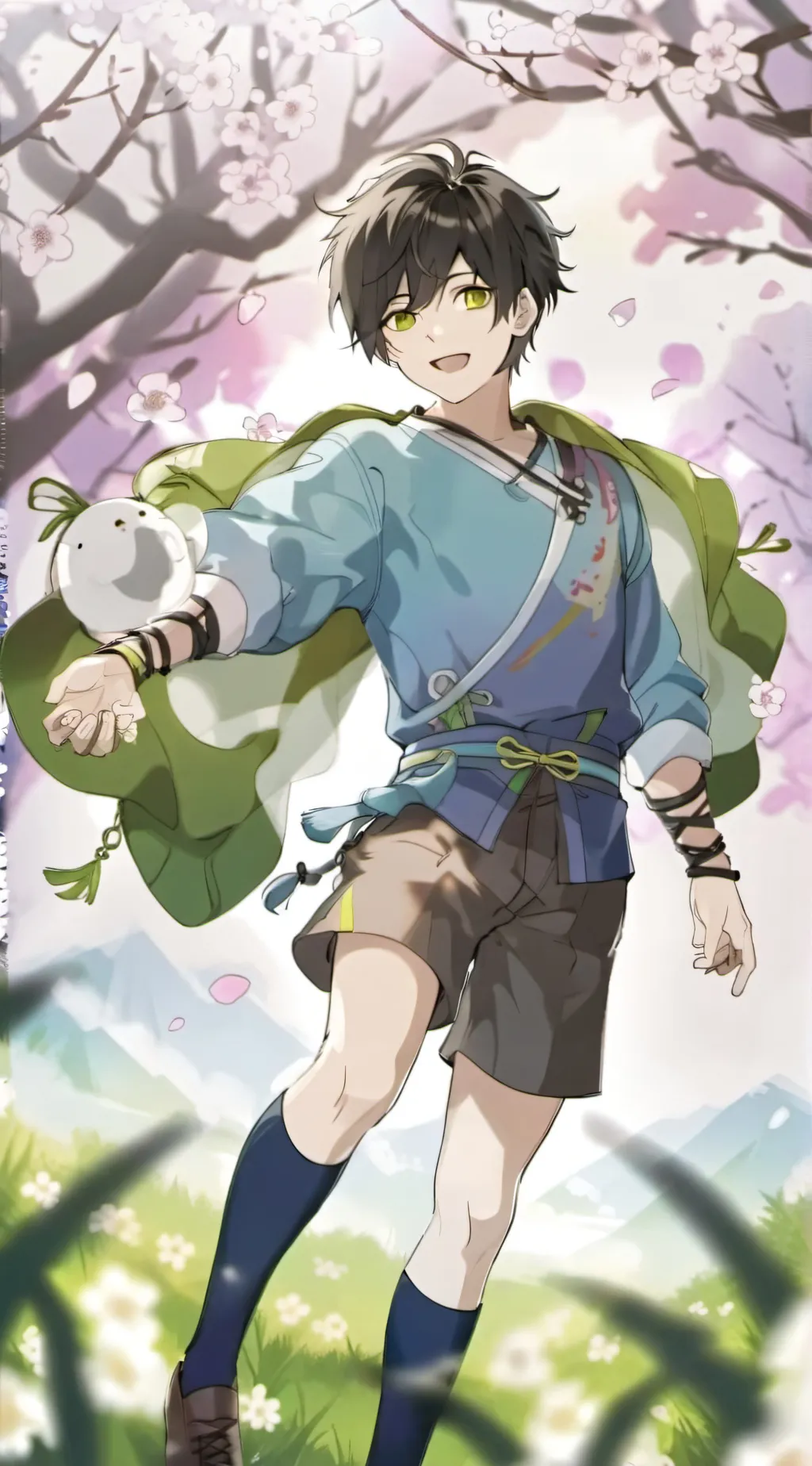 ai character: Leo background