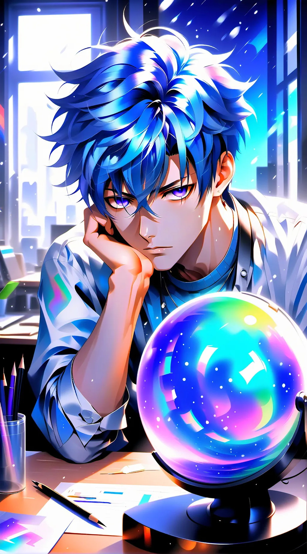 ai character: °Locke° background