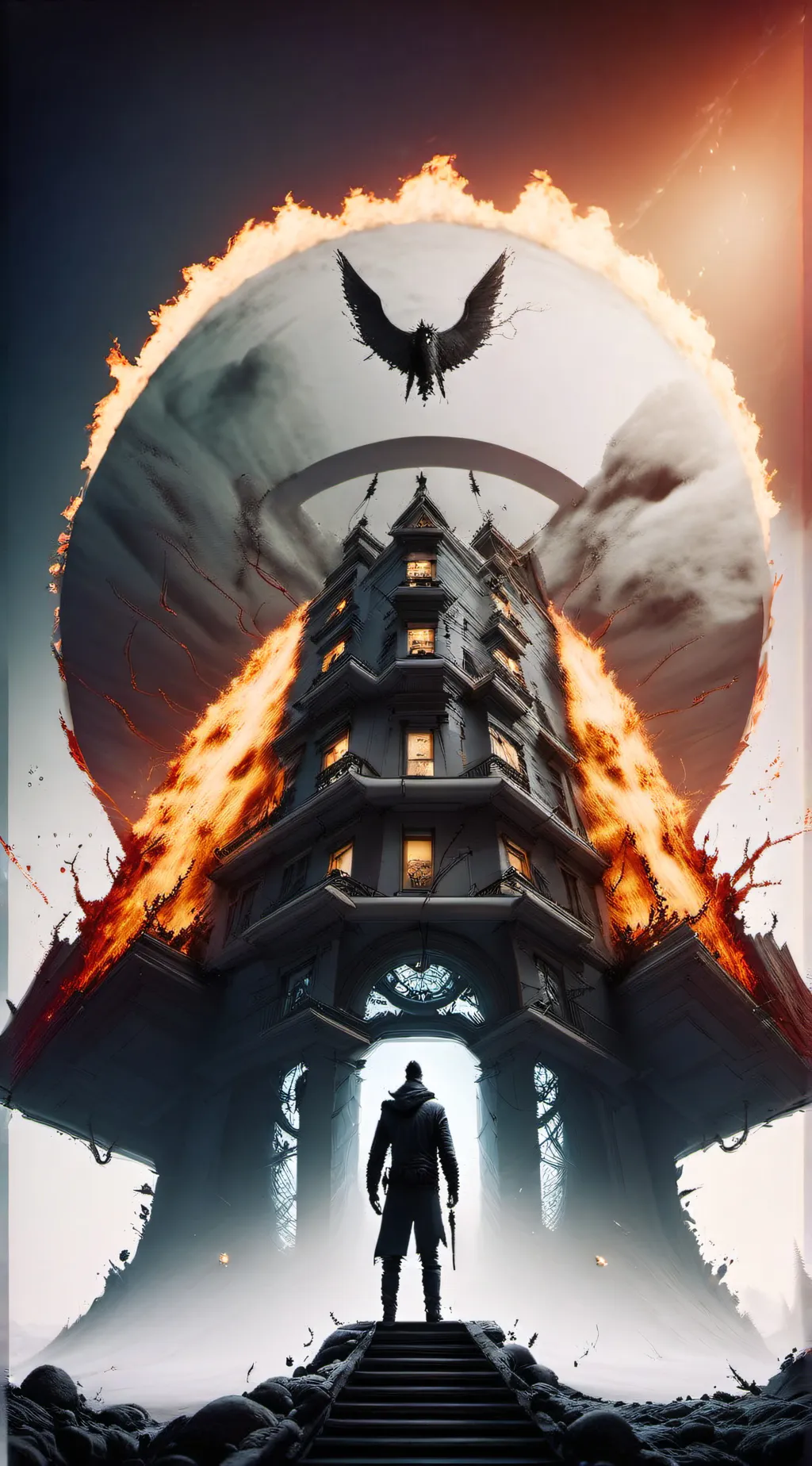 ai character: hh shopping  background