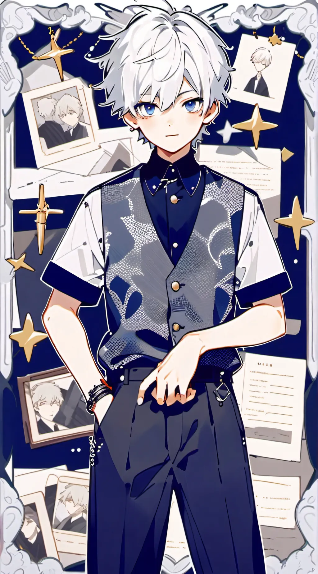 ai character: Saku background