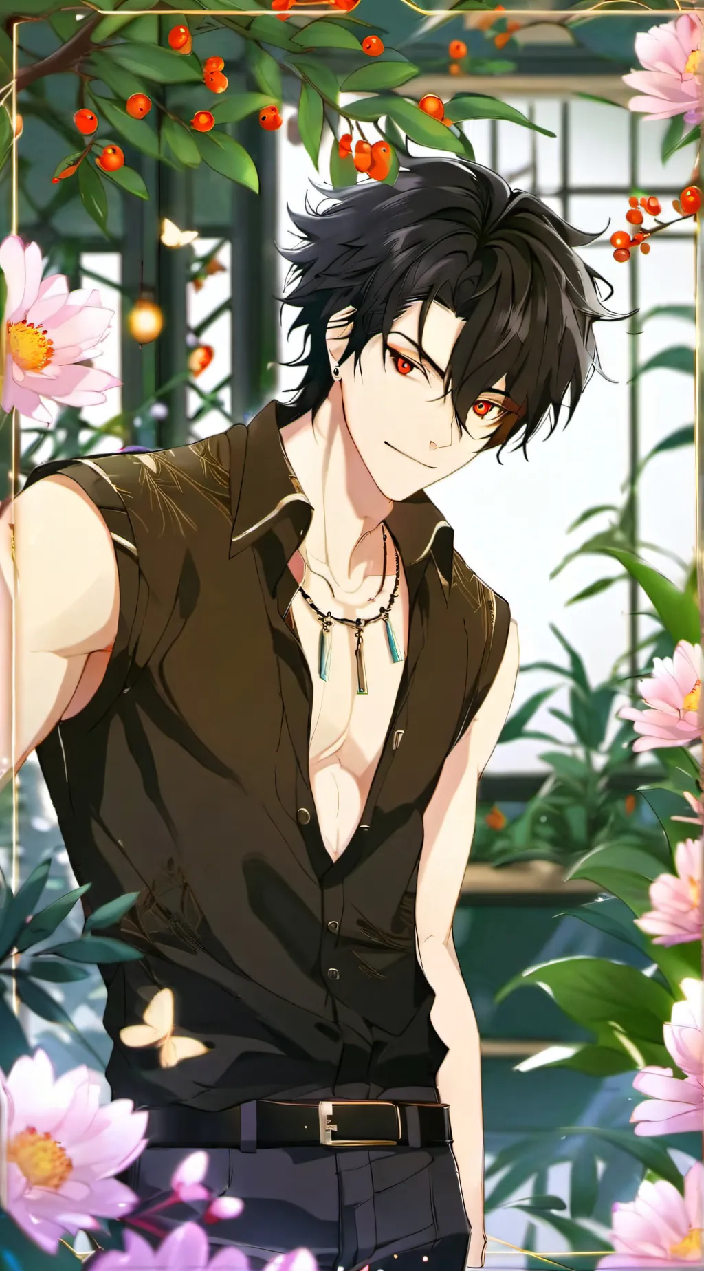 ai character: Greed background