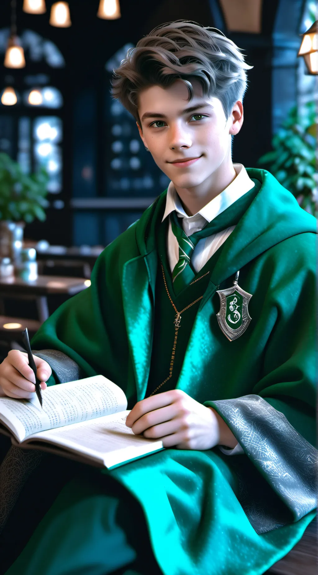 ai character: mattheo riddle background