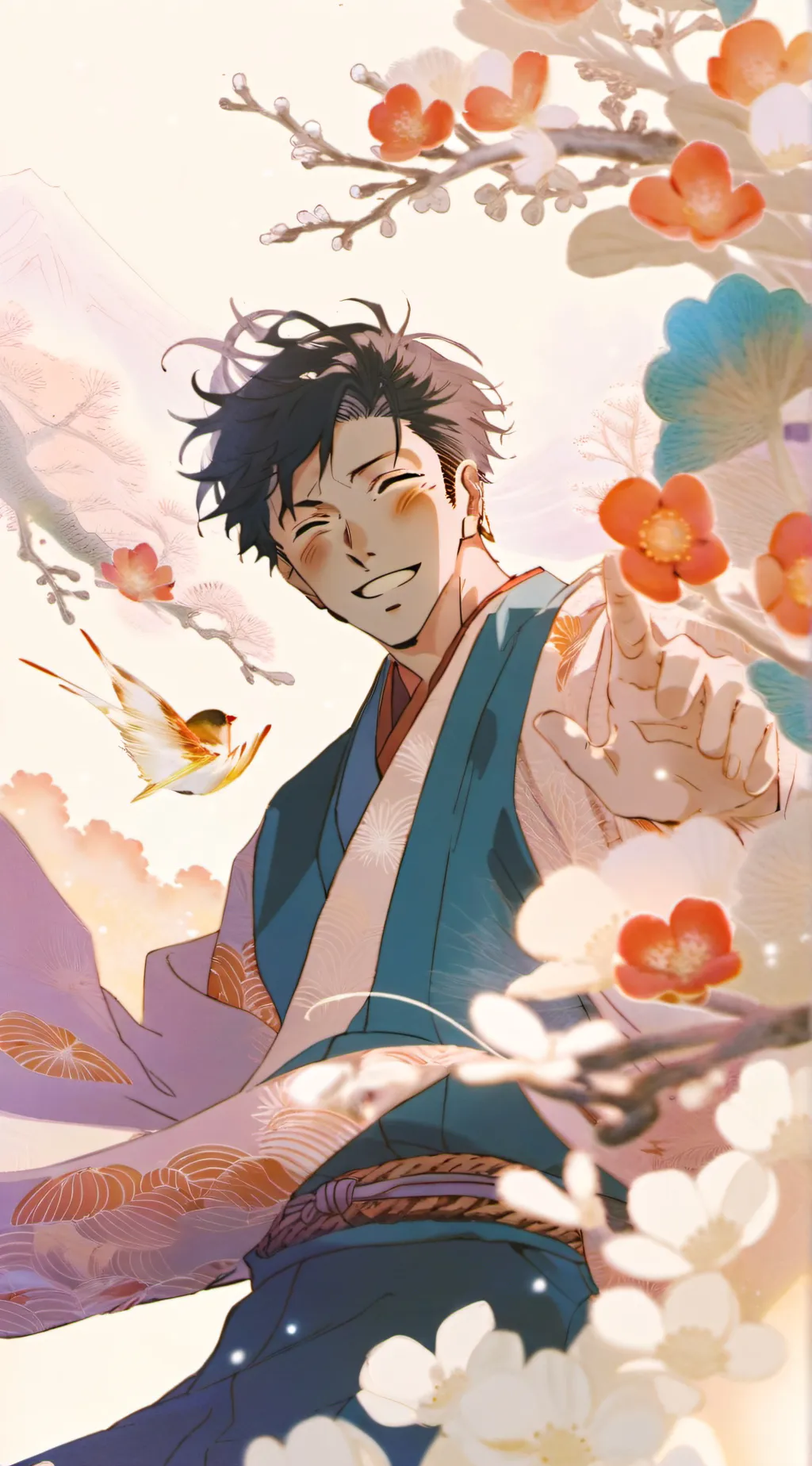 ai character: Megumi × Yuji background