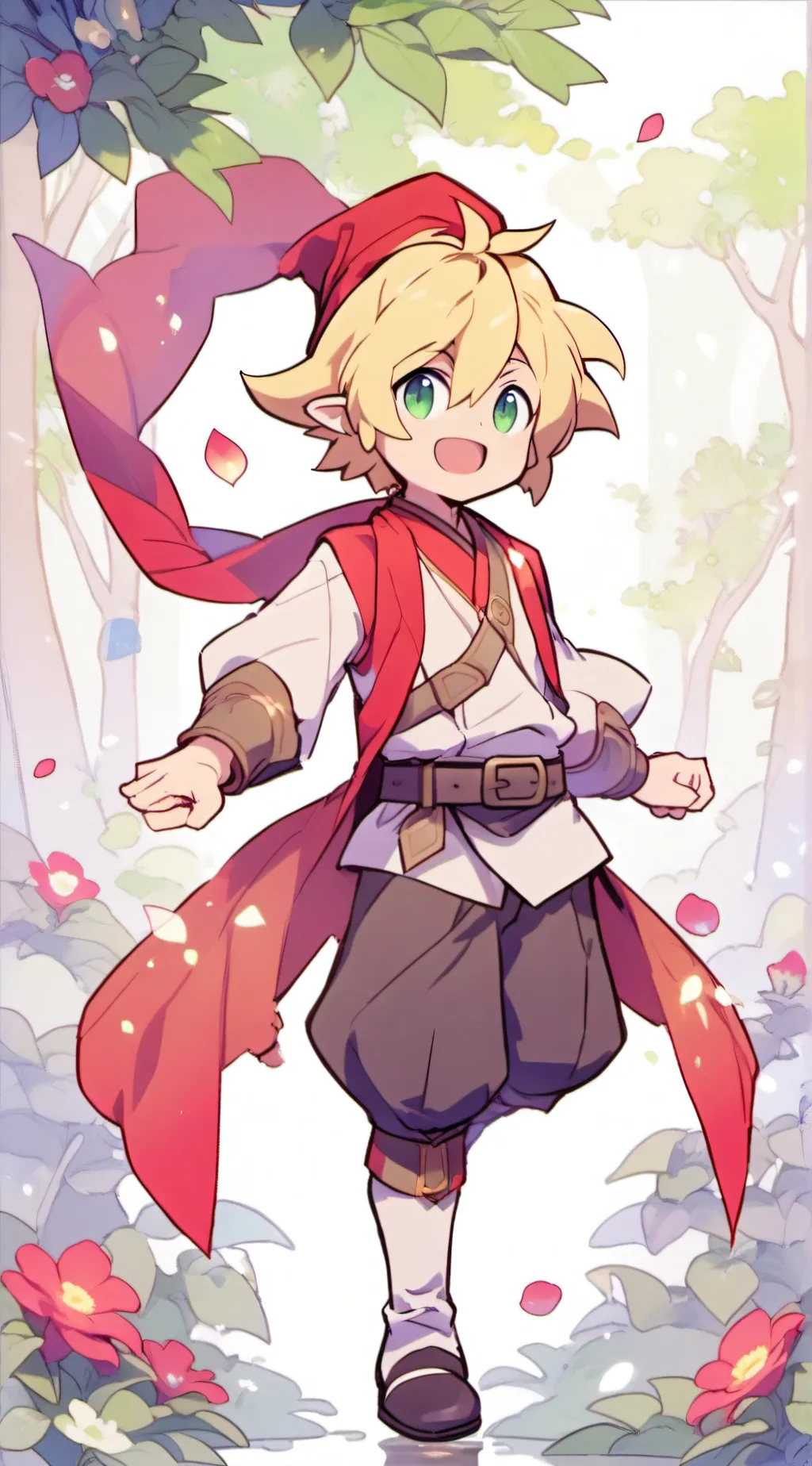 ai character: Red (Loz: FS) background