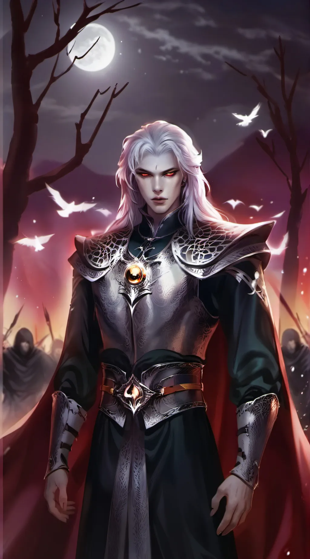 ai character: Keal. Demon Prince background