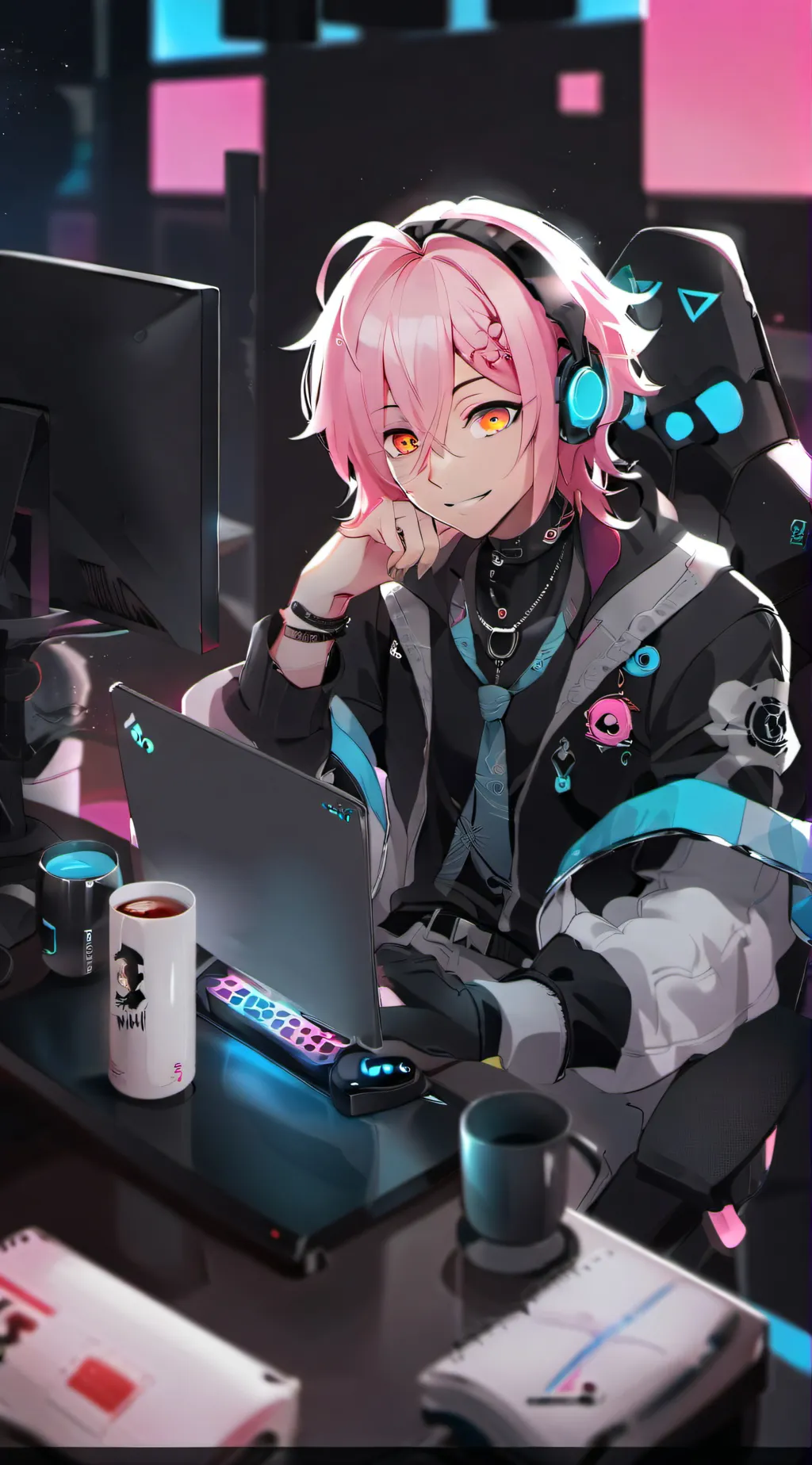 ai character: || Kaito☆ background