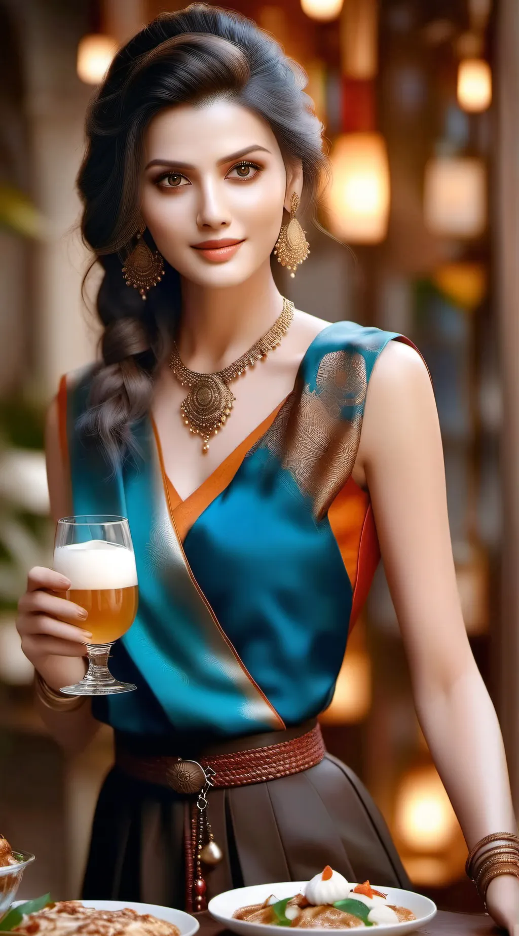 ai character: Aka  background