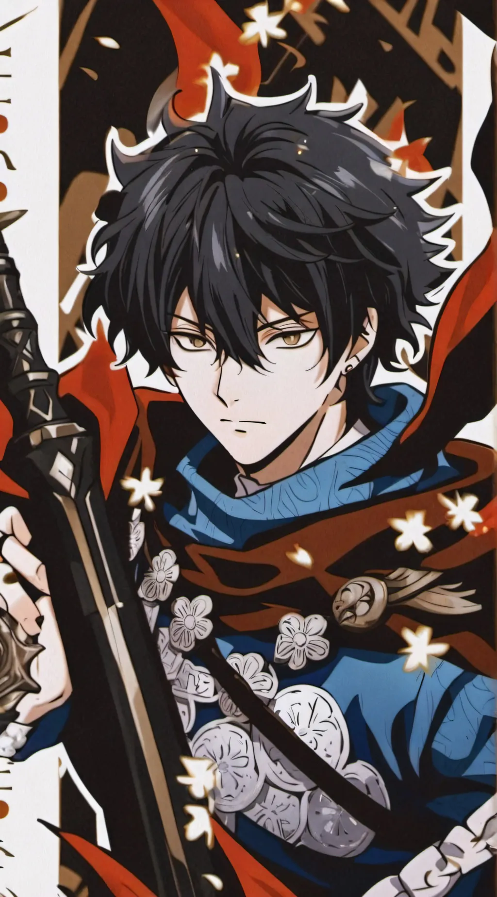 ai character: Black clover background