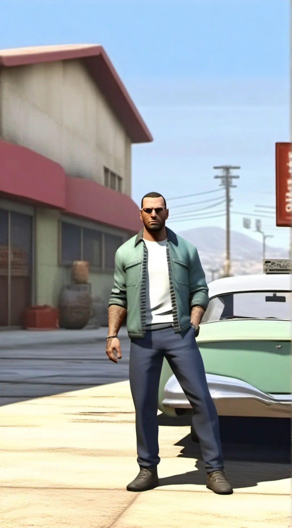 ai character: Gta5 (the wrap up background