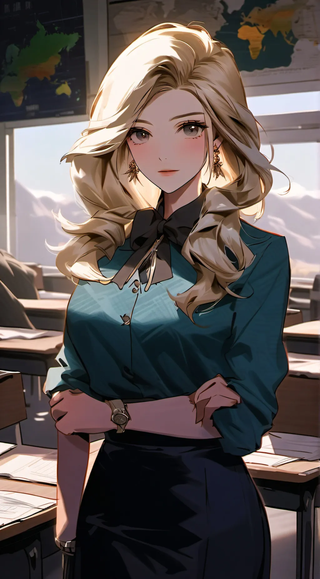 ai character: Geography teacher  background