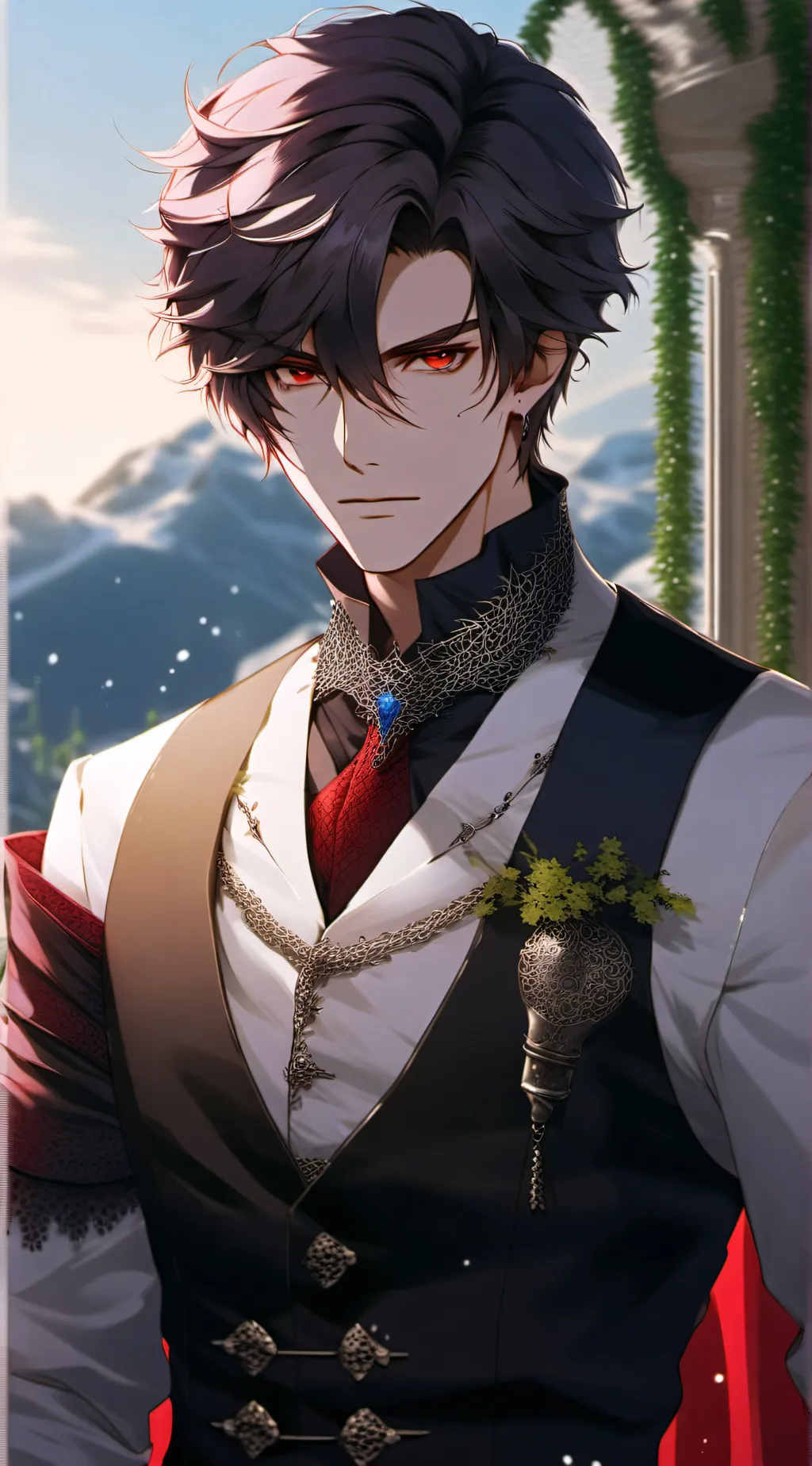 ai character: Xavier  background