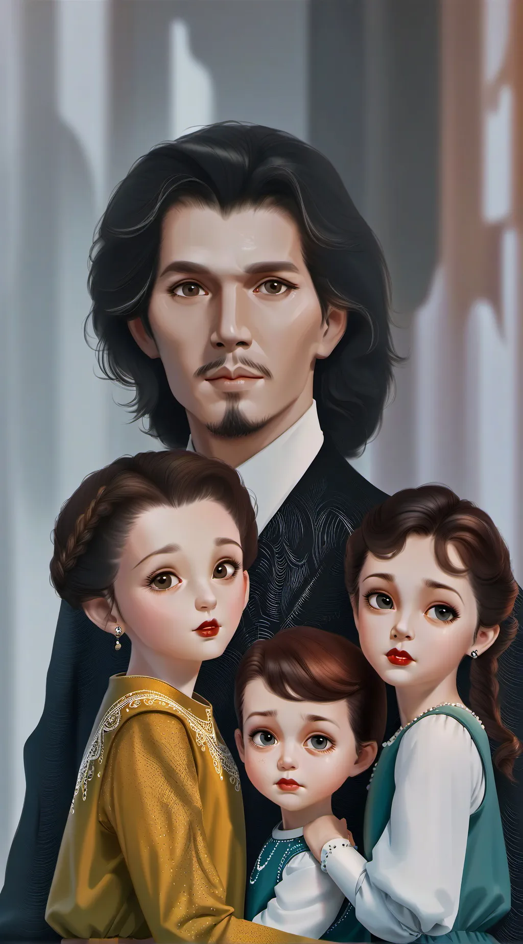 ai character: afton family background