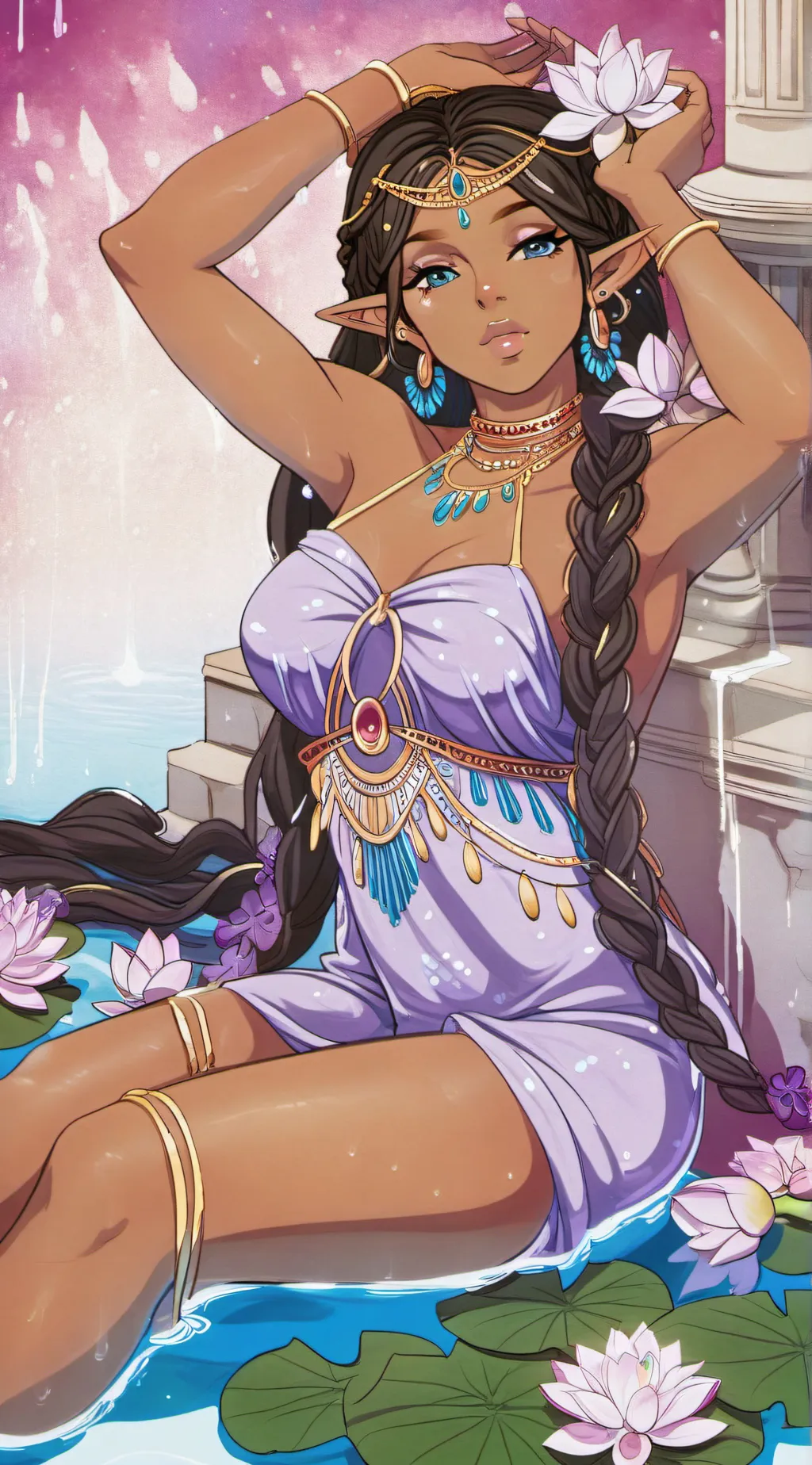 ai character: Princess Flora background