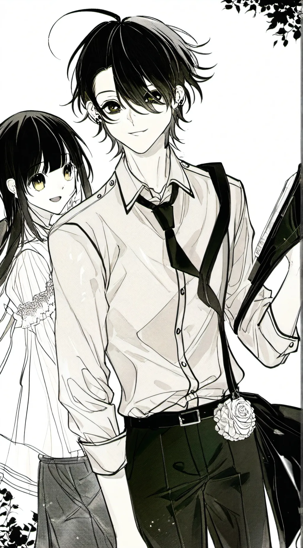 ai character: Jeffrey and kyla background