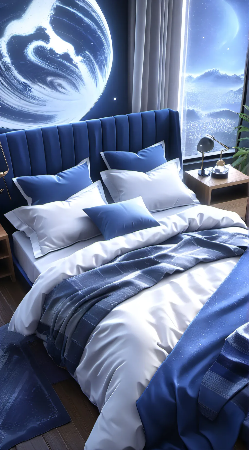 ai character: FPE Sleepover background