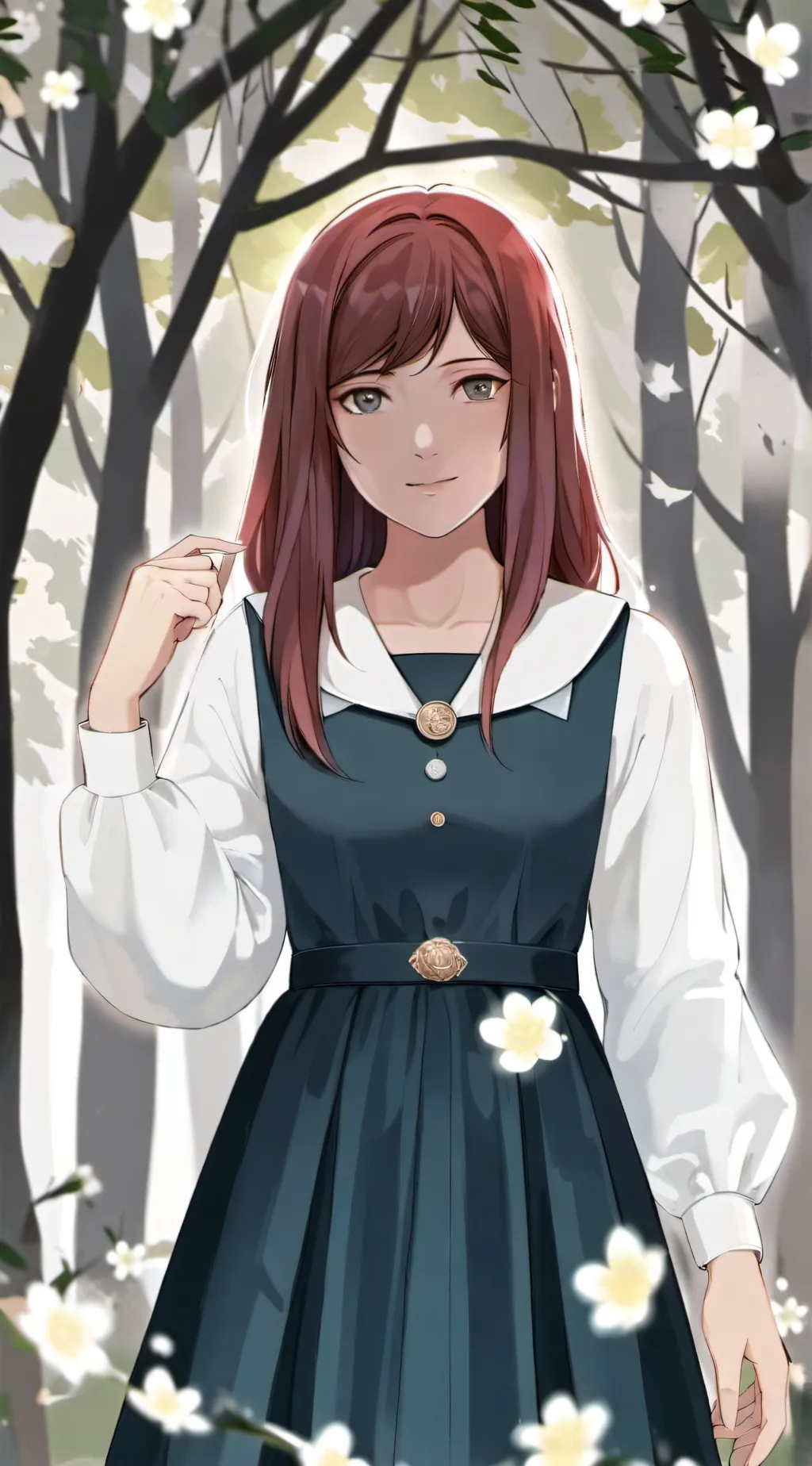 ai character: Kushina uzamaki background