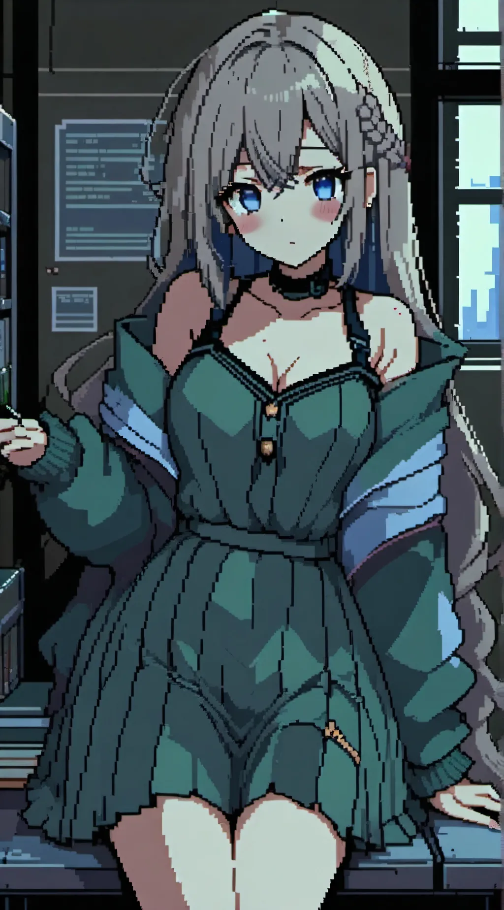 ai character: poniku~ background