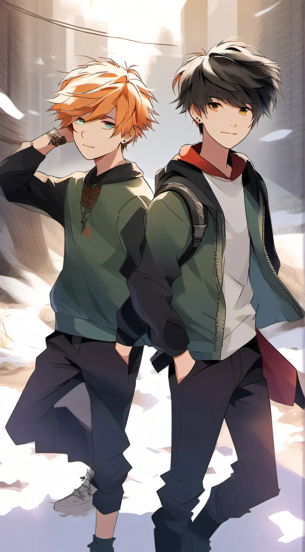 ai character: Sam and Colby background