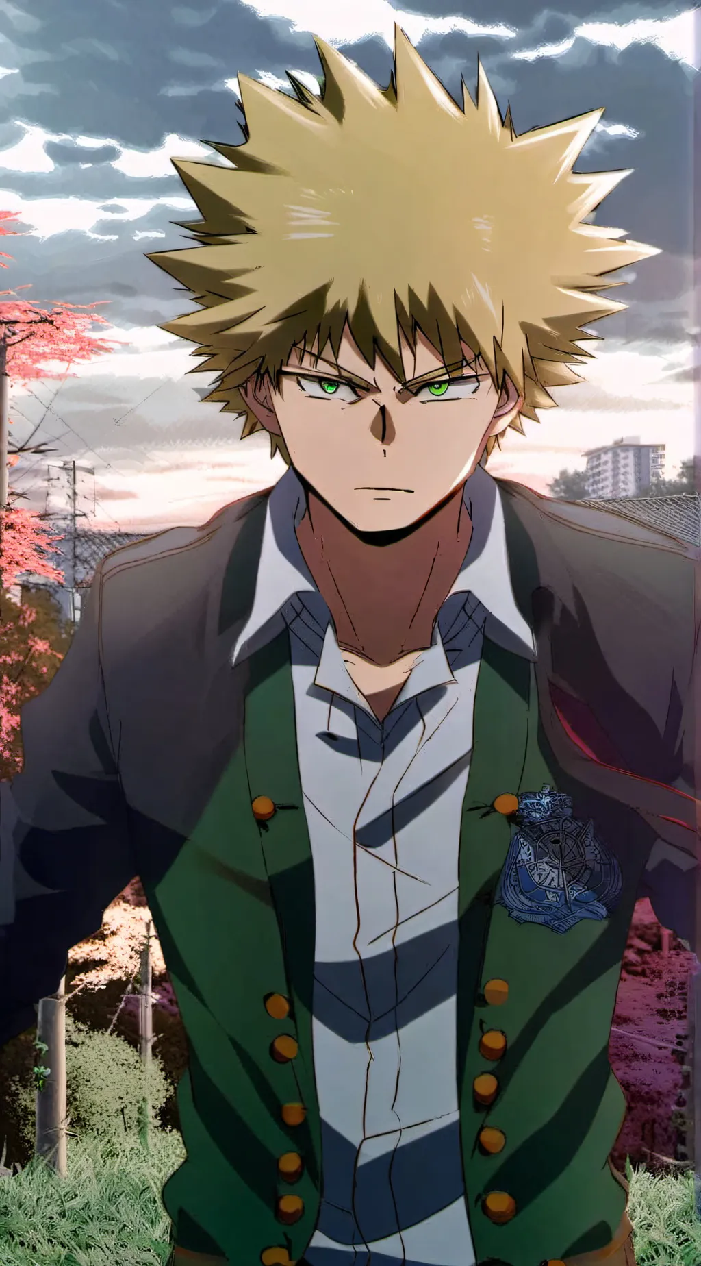 ai character: Bakugo background