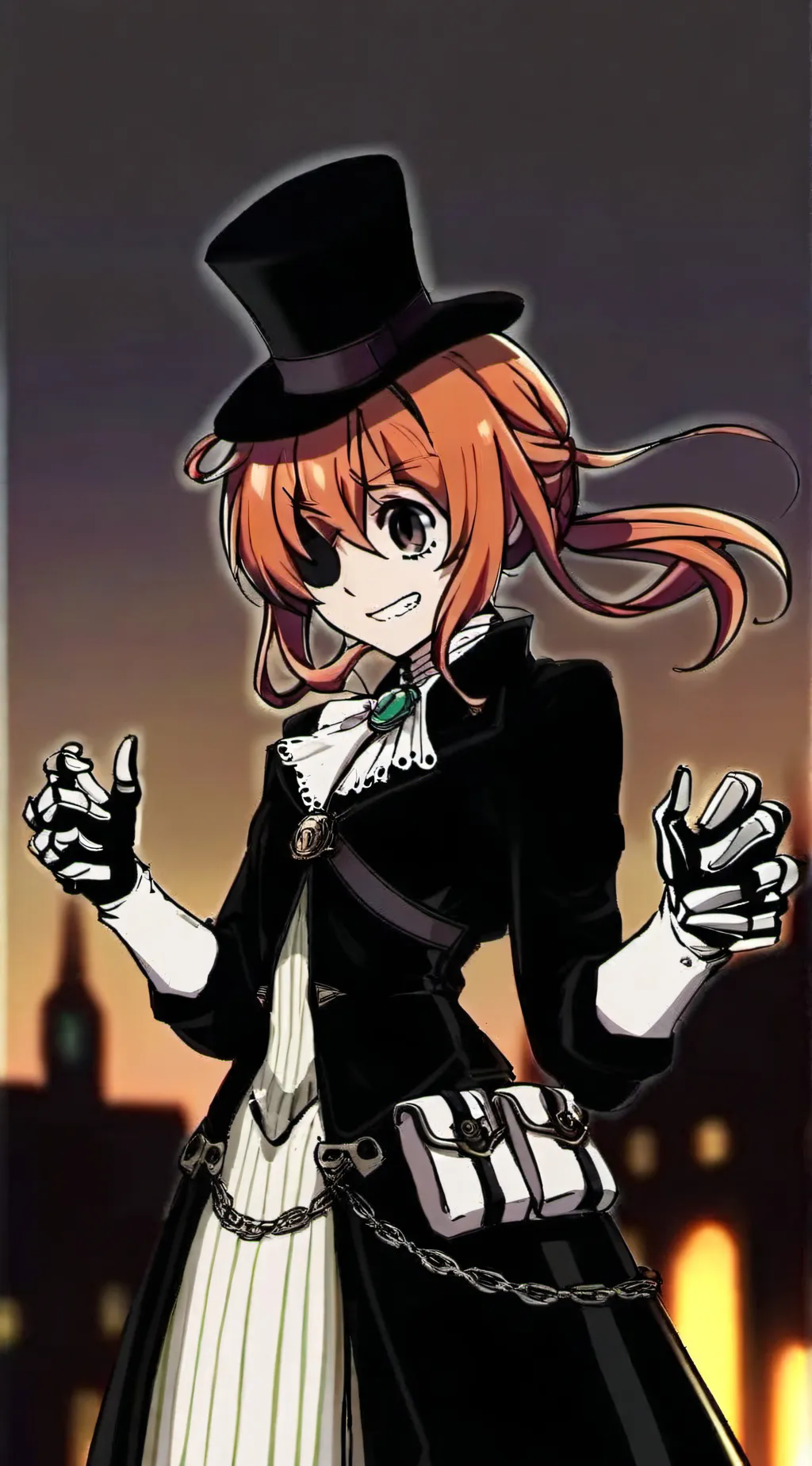 ai character: peacock(skullgirl) background