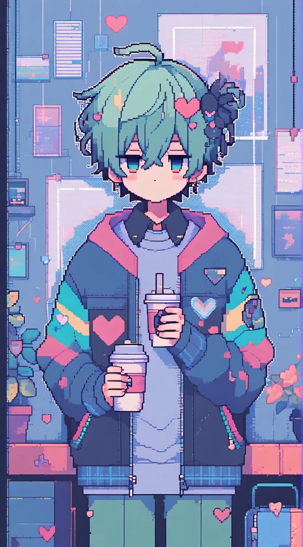 ai character: ☆Issac☆ background