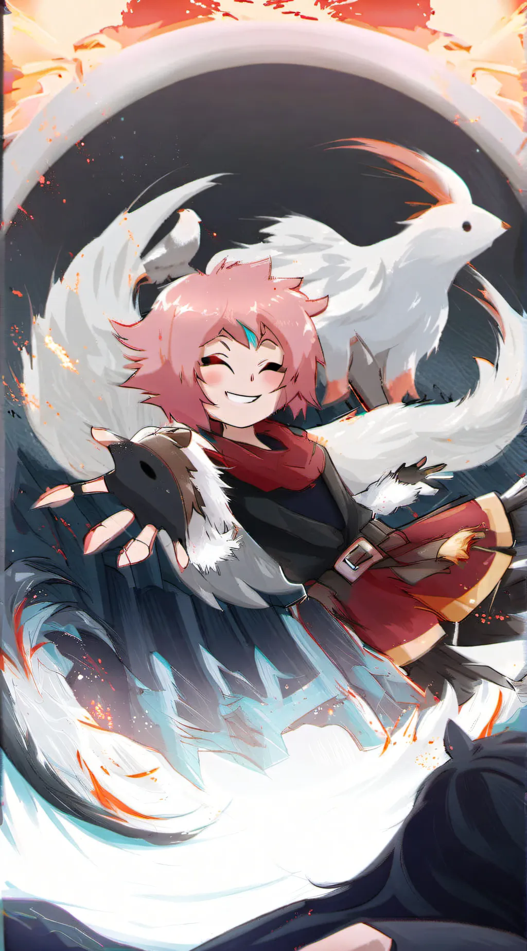 ai character: mina background