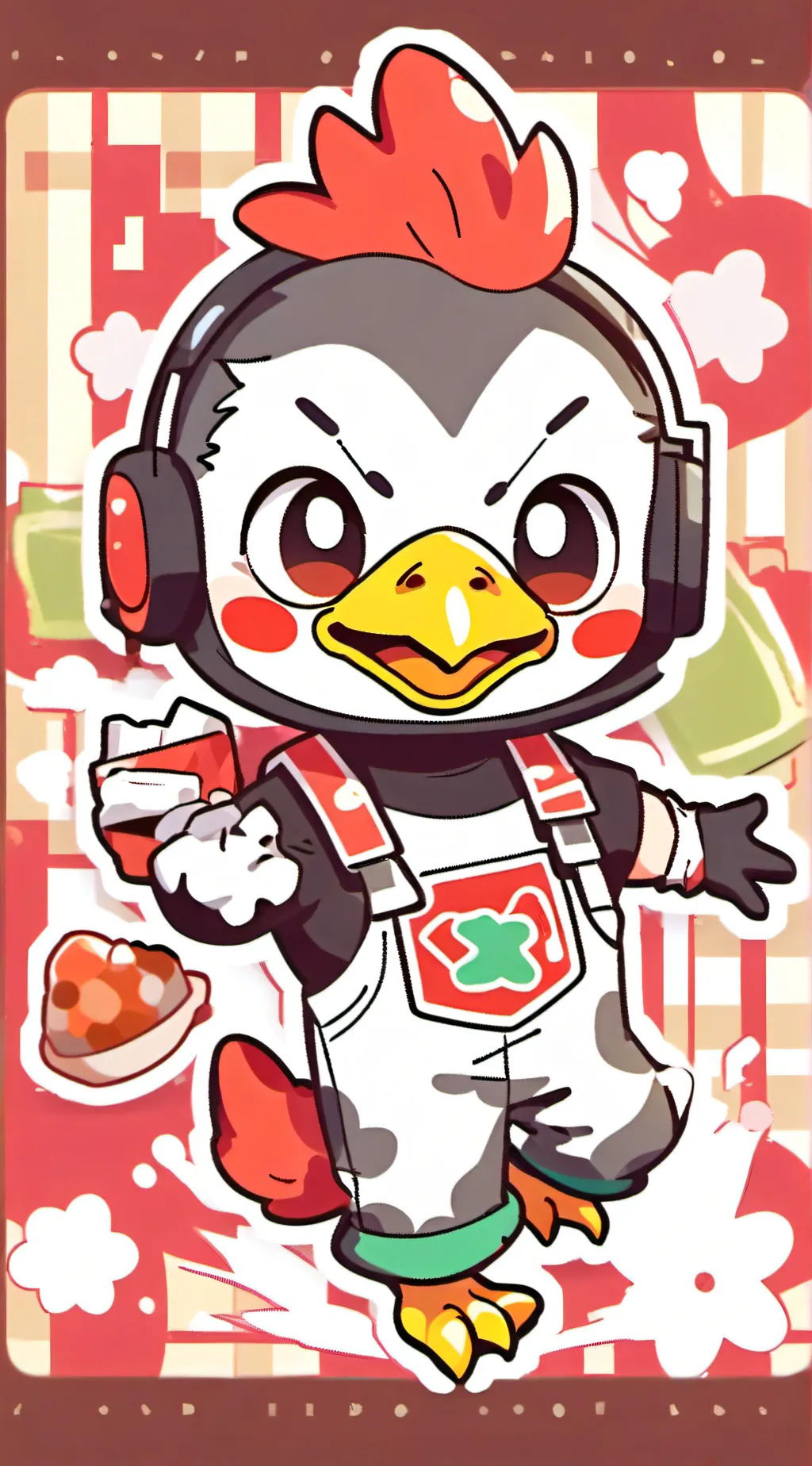 ai character: cluckys (fangirls) background