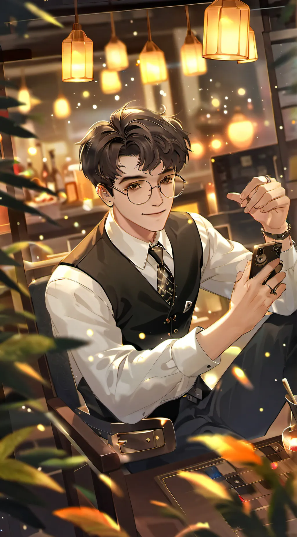 ai character: hogwarts  background