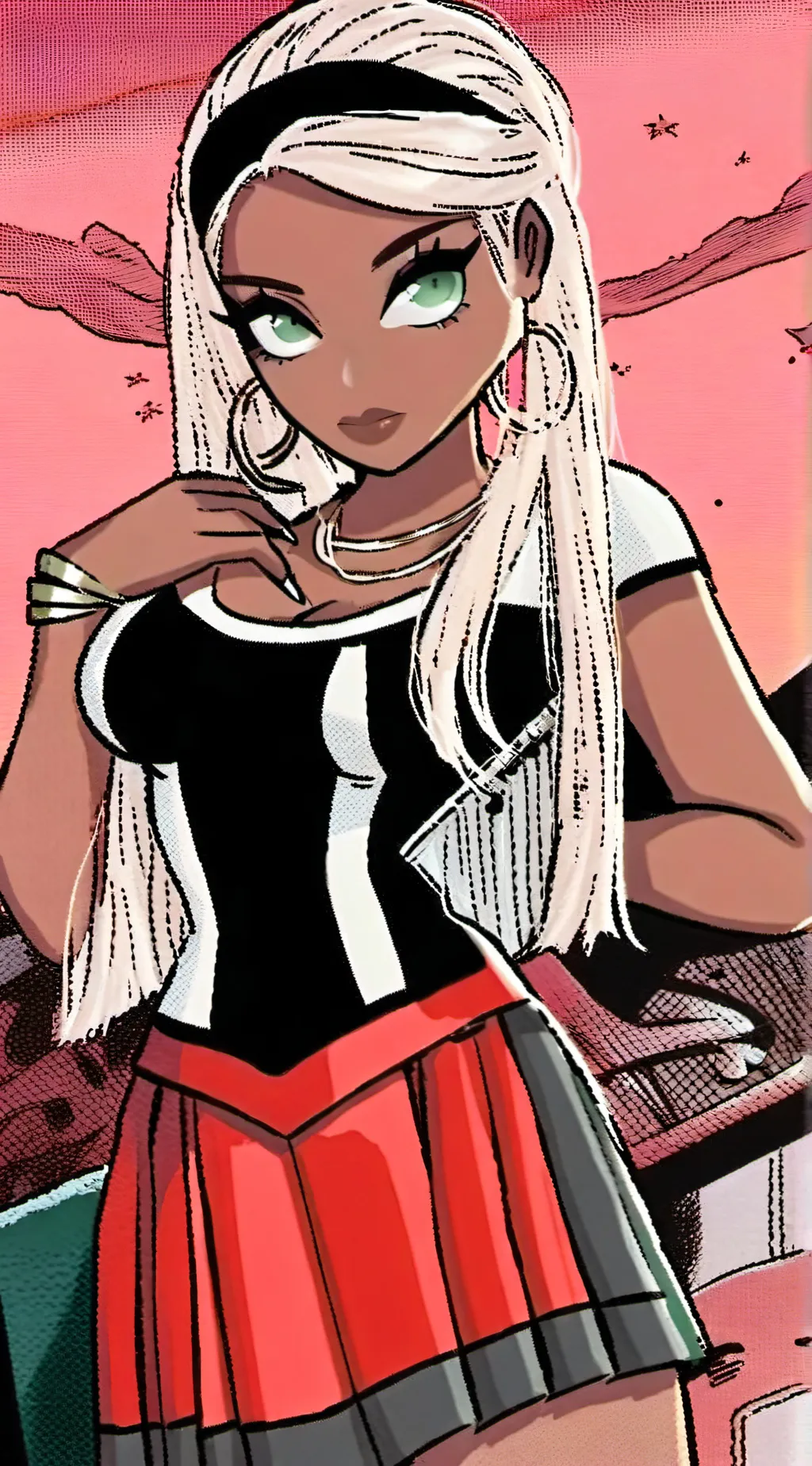 ai character: krolithicia  background