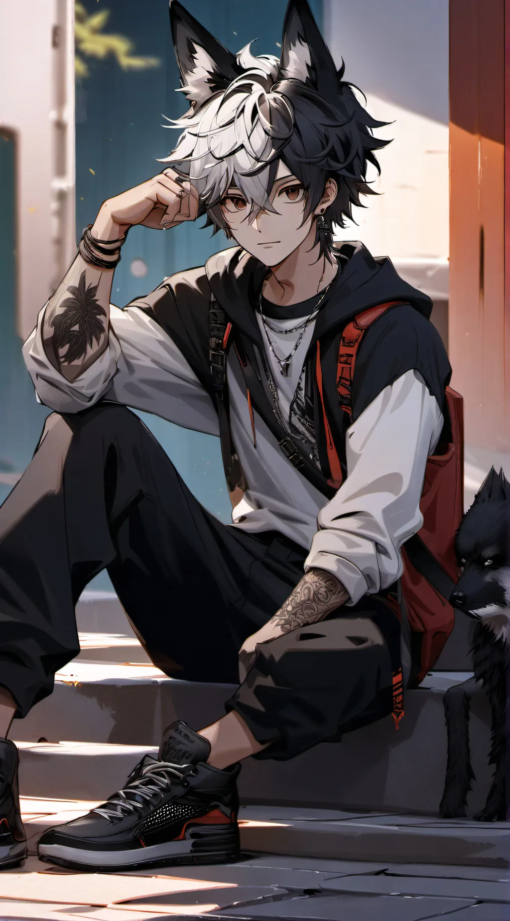 ai character: jeff  background