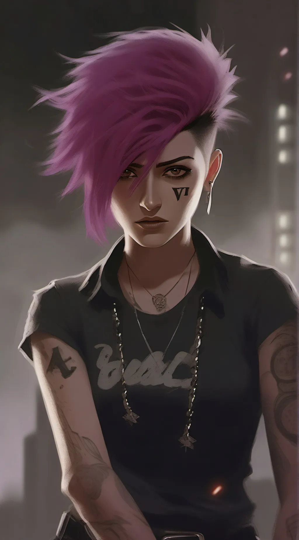 ai character: Vi background