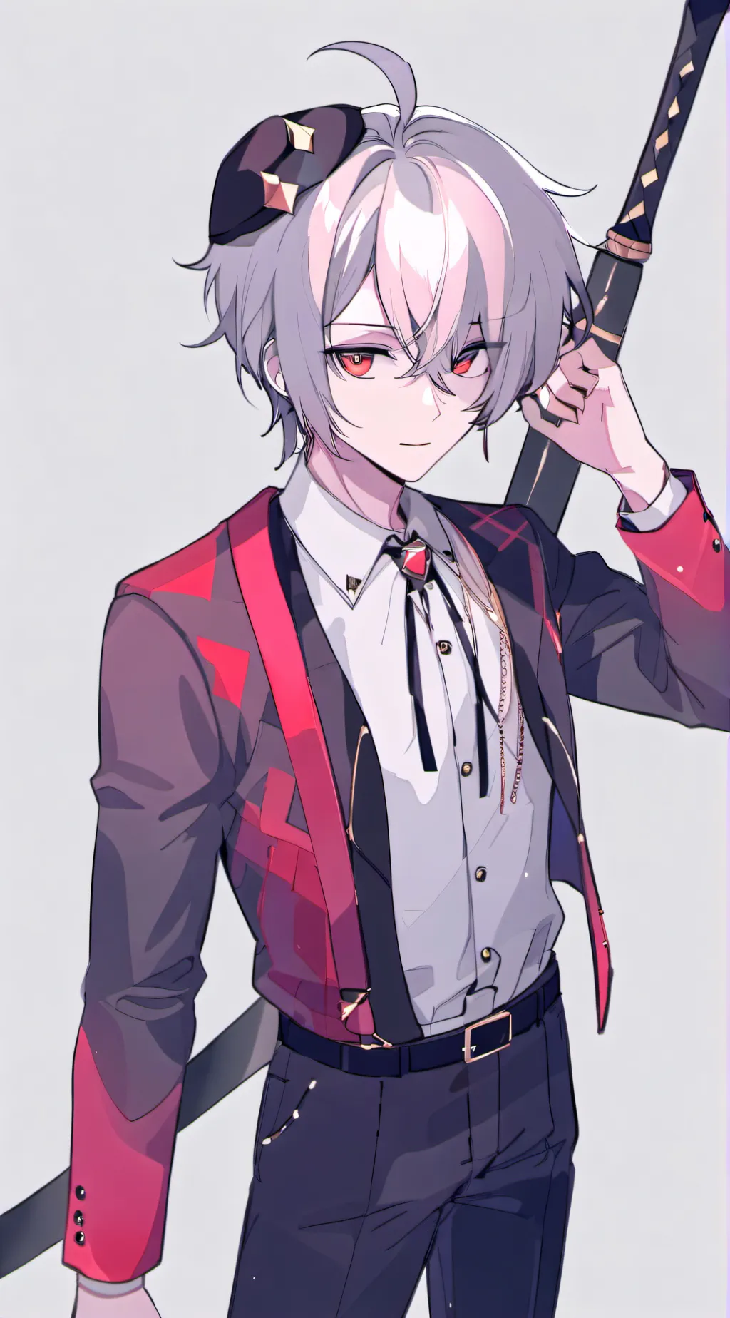 ai character: the beach (hazbin) background