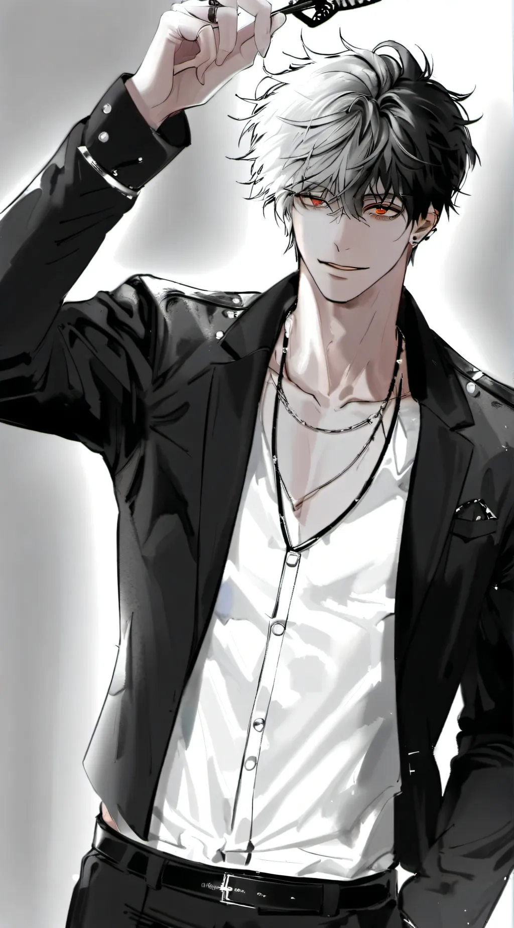 ai character: tray background