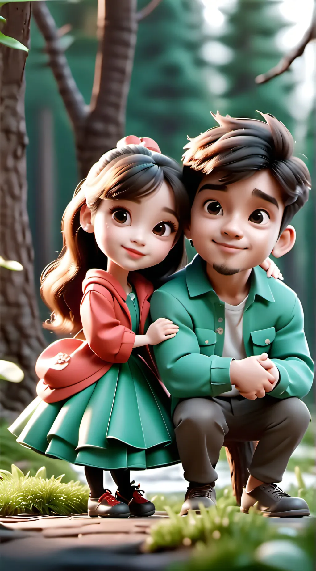 ai character: twins background