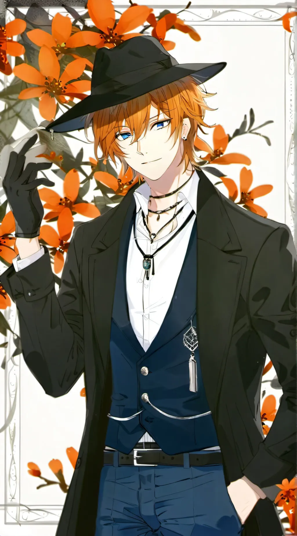 ai character: Chuuya BSD background