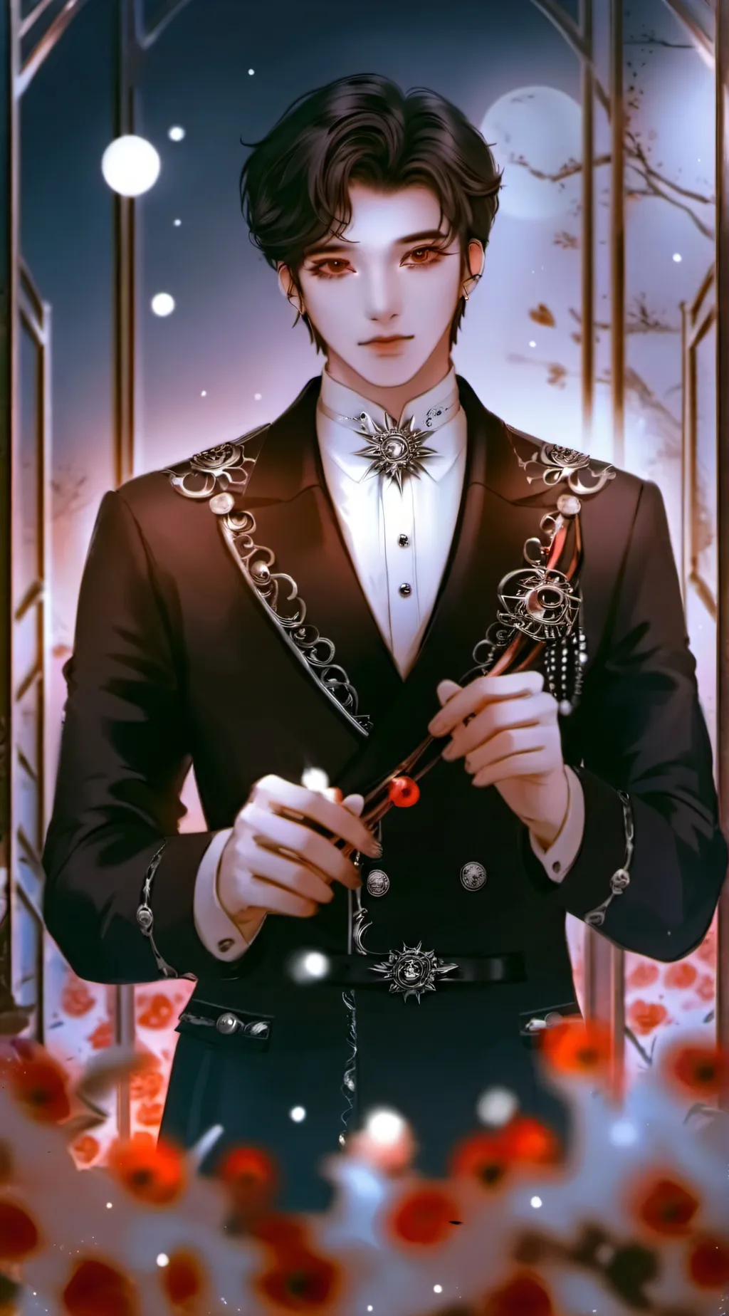 ai character: Alexander  background